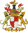 Coat of Arms of Viscount and Viscountess Petersham, owners of Crimonmogate